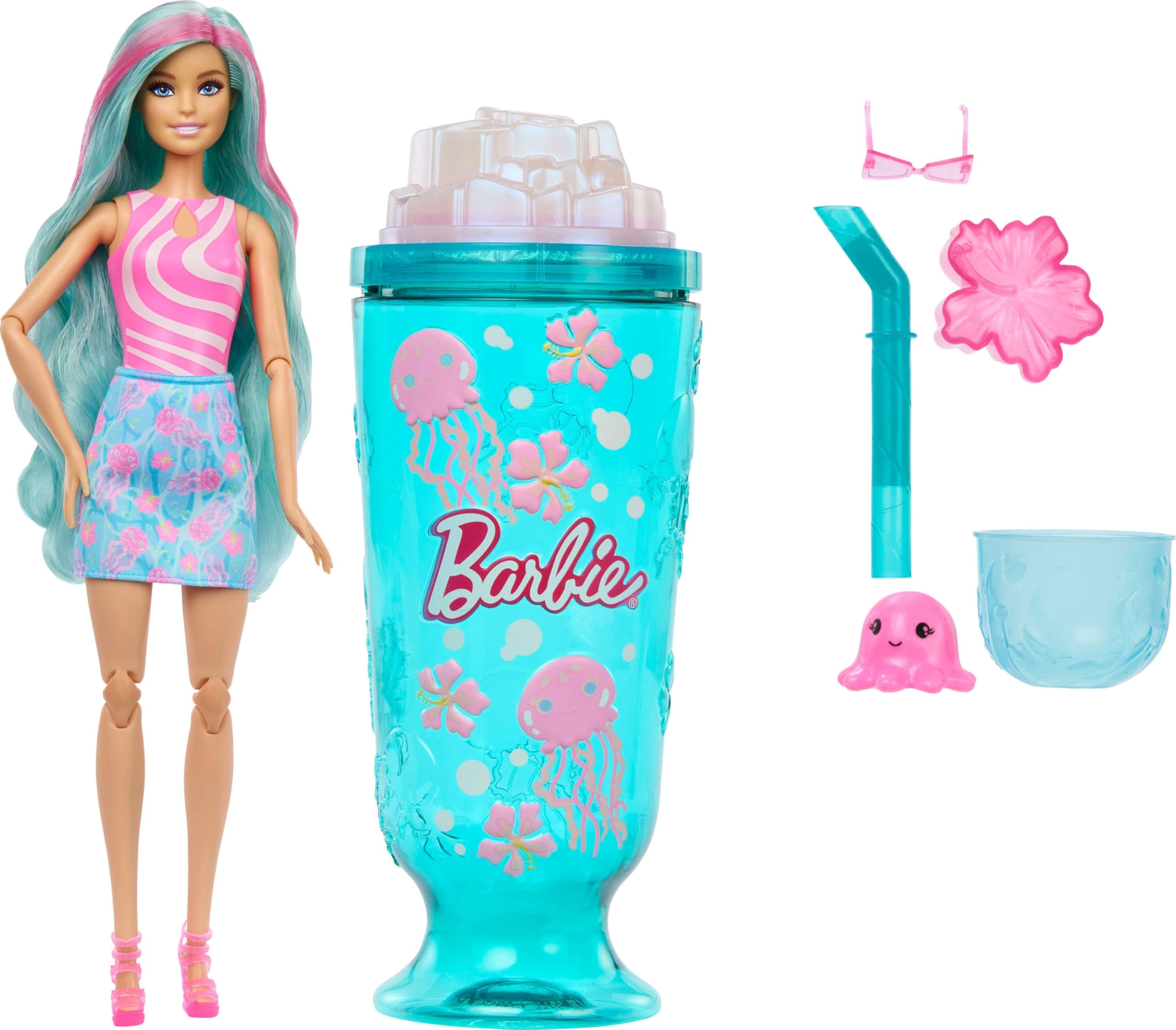 Barbie Pop! Reveal - White Color Change Hair