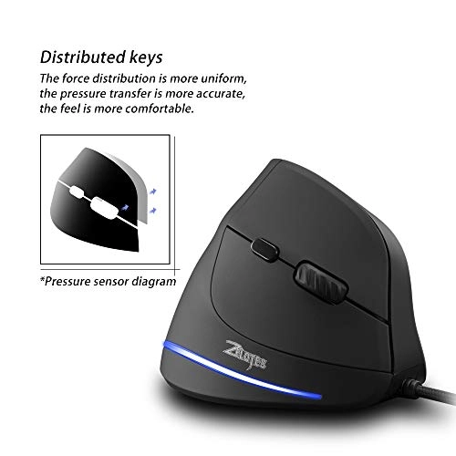 T-20 Vertical Ergonomic Mouse - USB