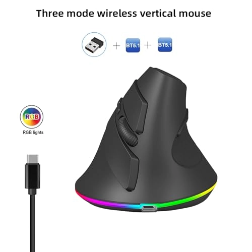 Wireless Dual Mode Mouse - 2.4G BT5.1