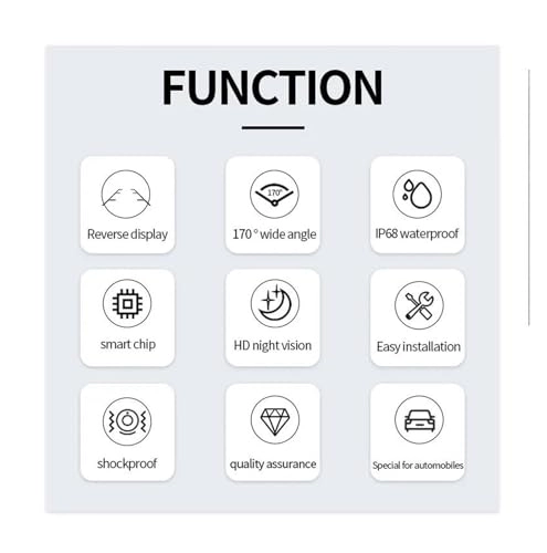 Rear View Parking Camera - Night Vision Wire HD