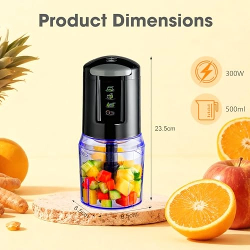 Electric Vegetable Chopper - 500 ml 300W