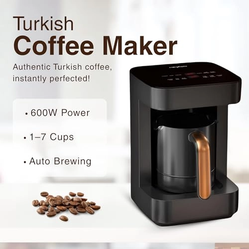 Turkish Coffee Maker - Hot & Cold Milk Foam Keep Warm