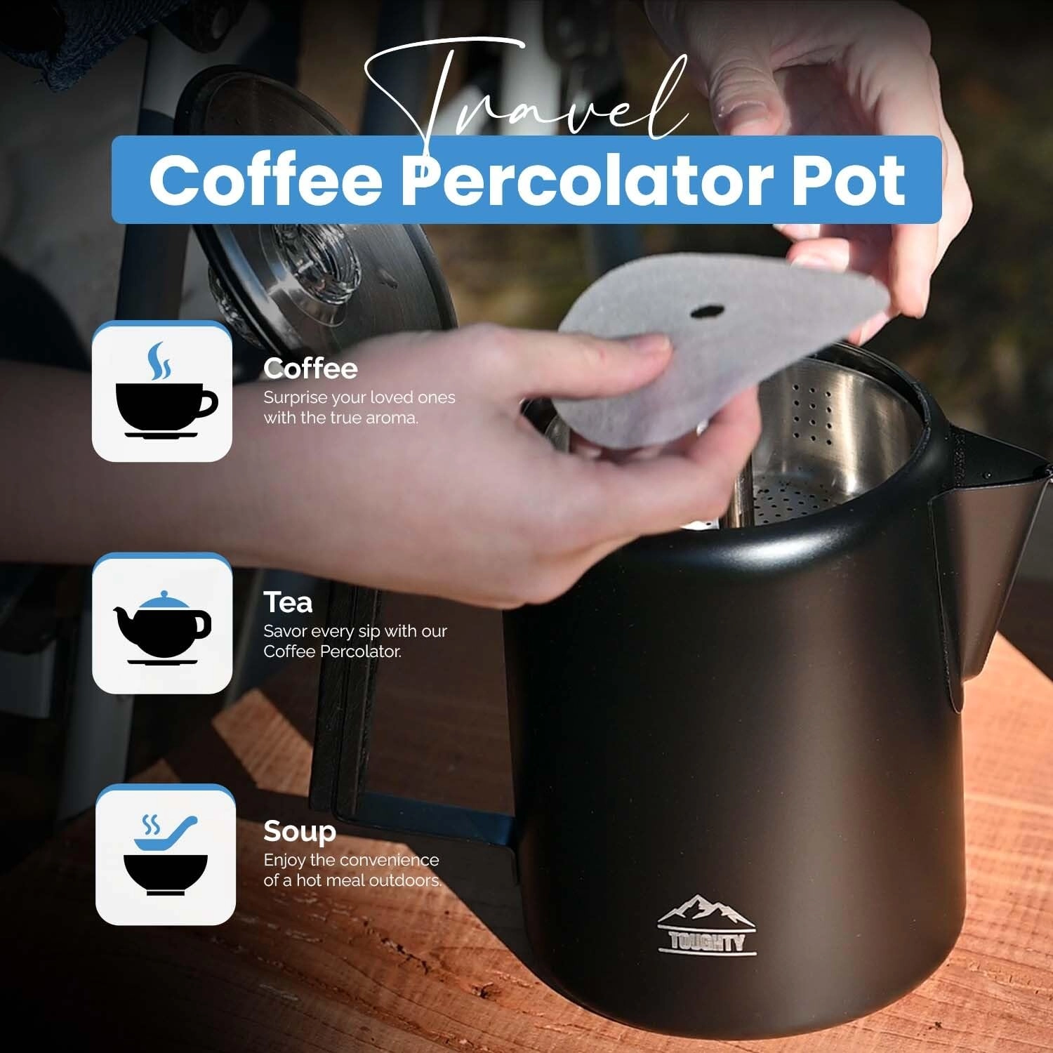 Yosemite Percolator - 12 Cups