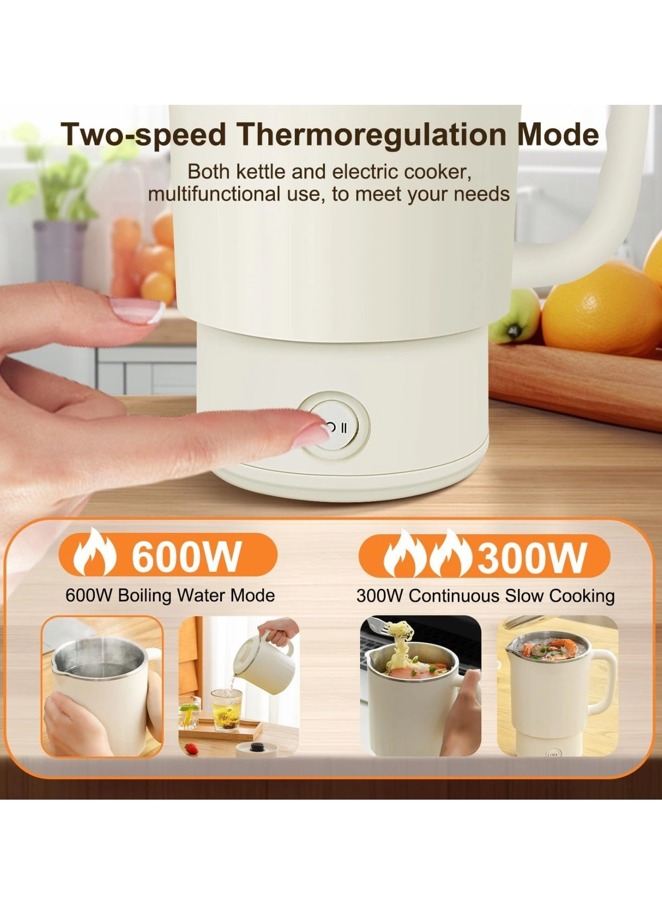 Portable Collapsible Electric Kettle