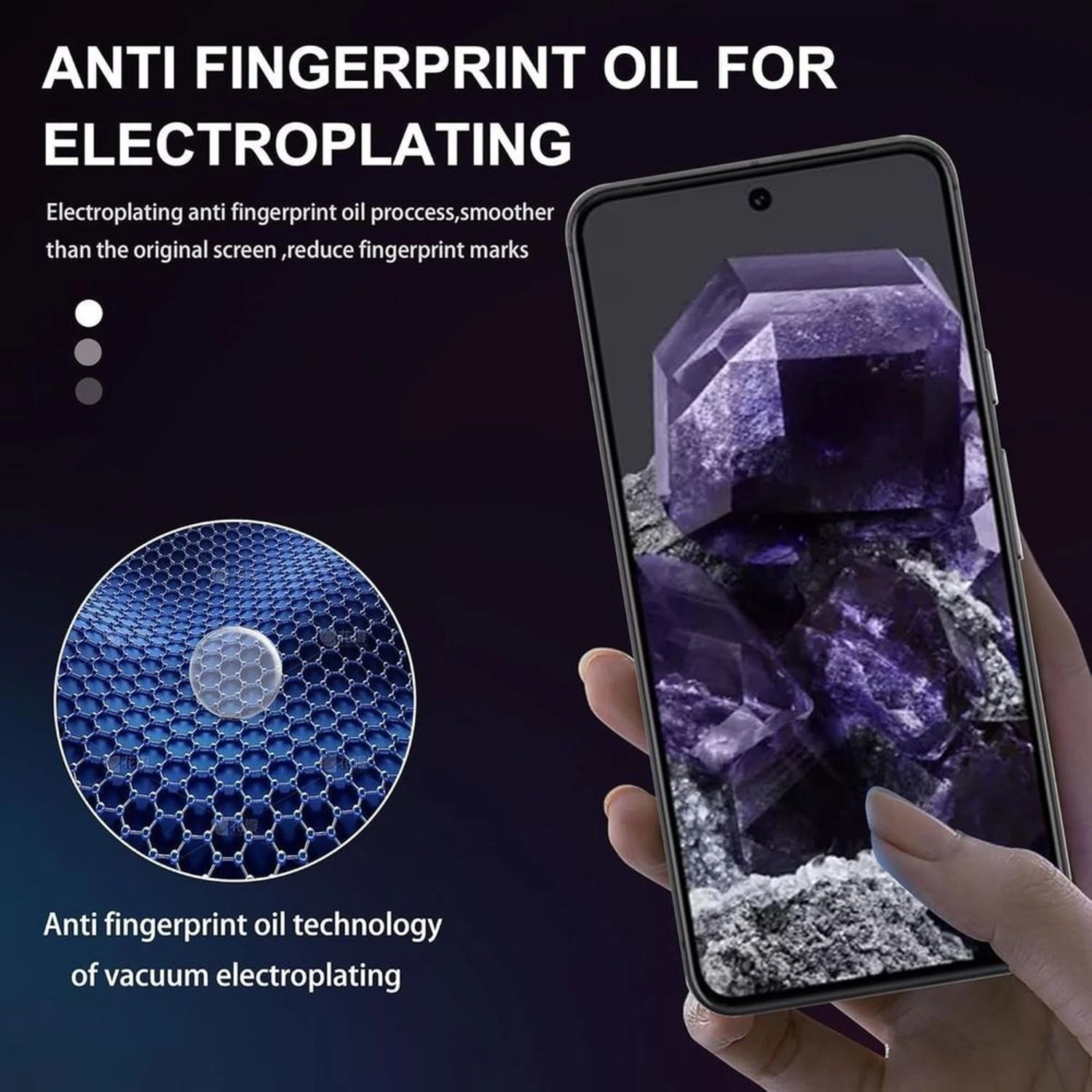 Clear Anti-Glare Screen Protector for Samsung Galaxy S24 FE