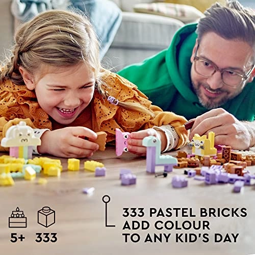 Classic Creative Pastel Fun Bricks Box - Multicolor