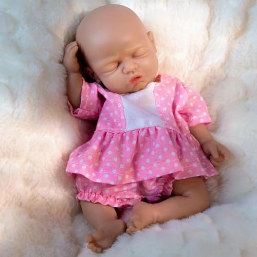Olivia Reborn Baby Doll - 7 inch Silicone Baby Girl Ages 3+