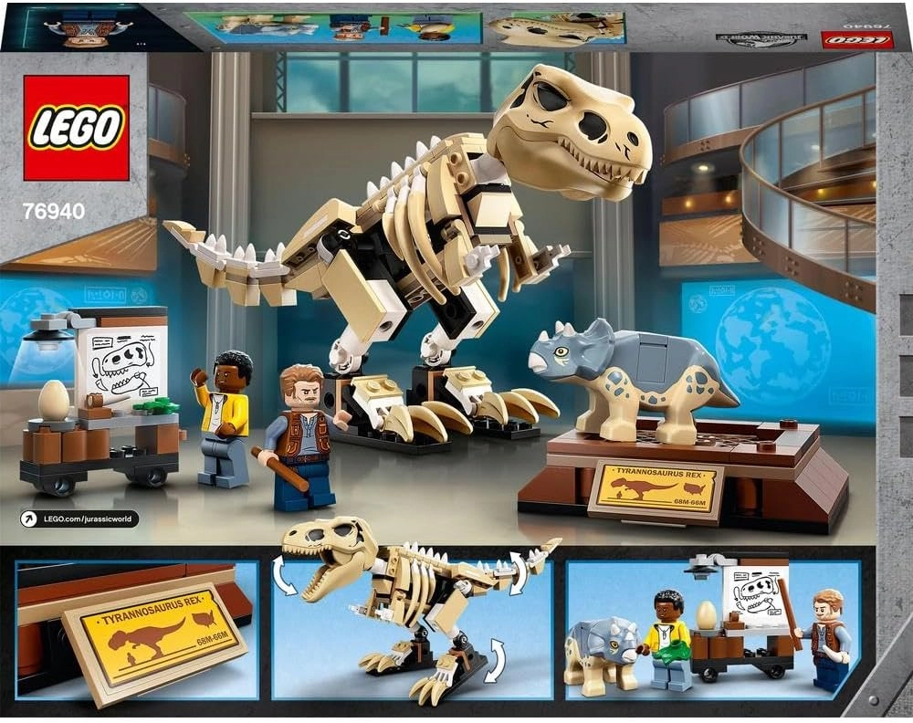 Jurassic World T. rex Dinosaur Fossil Exhibition (76940)
