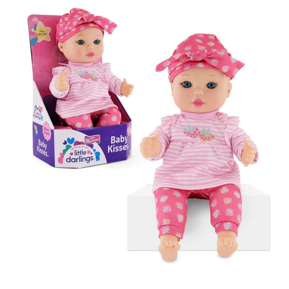 Baby Maziuna Baby Kisses Interactive Doll - 12 inch Ages 2+