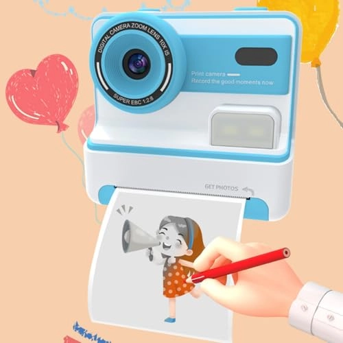 Kids Print Camera - 2.4inch 4800W 1080P