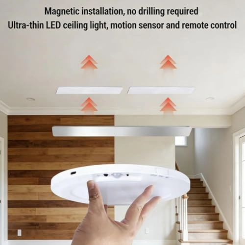 Motion Sensor Ceiling Light - 3 color temperatures Dimmable