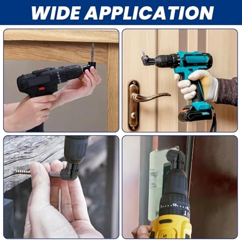 angle drill attachment - 11Pcs 105 Degree Black