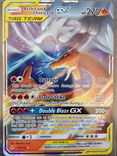 Reshiram & Charizard-GX - 20/214