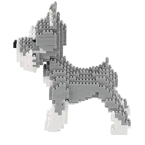Dog Micro Building Blocks (LCE-KLJM-02US-CWG) - Schnauzer
