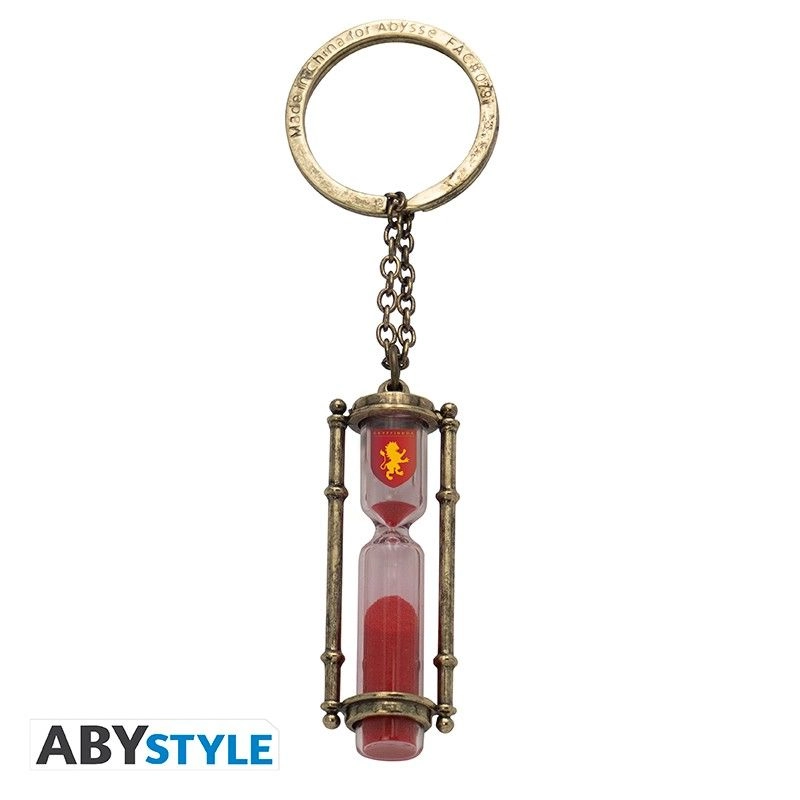 Gryffindor Hourglass Keychain 3D - Harry Potter