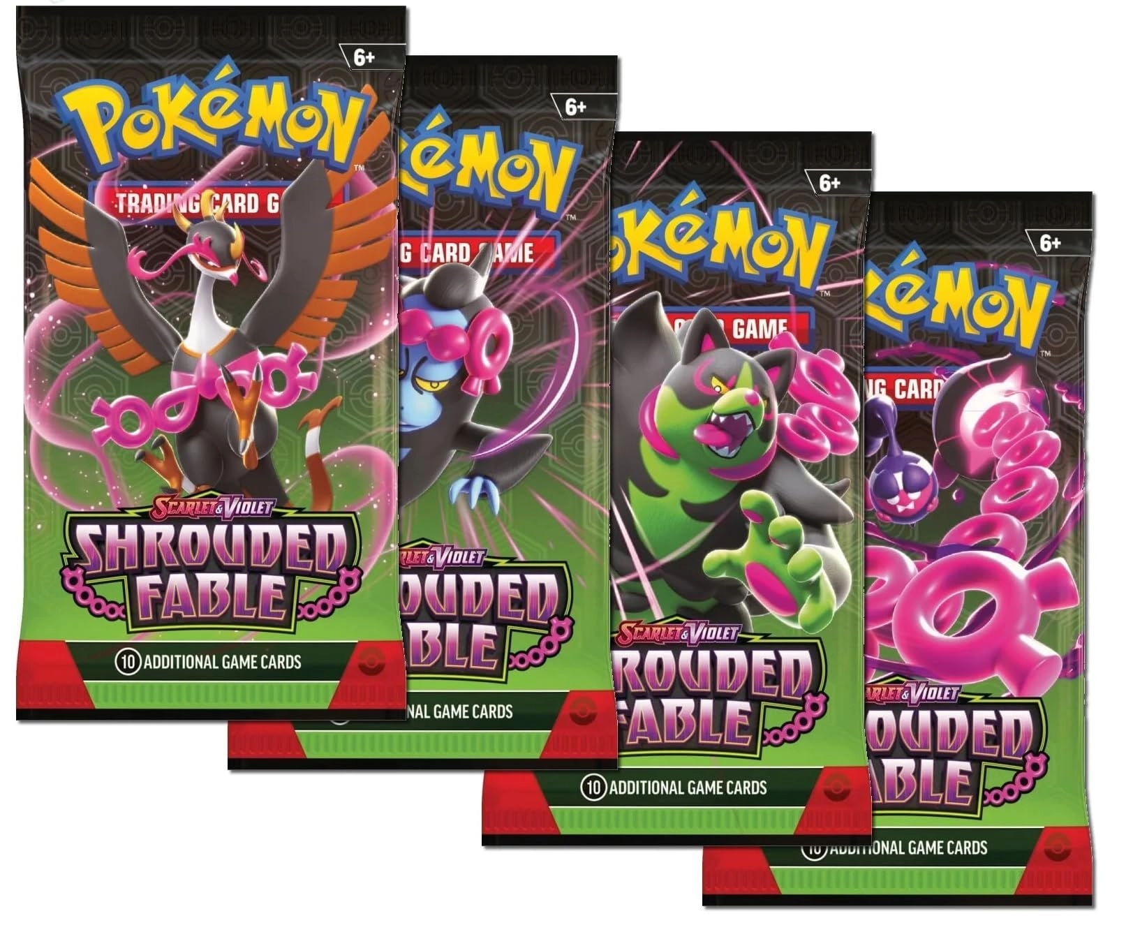 Pokémon Shrouded Fable Booster Pack - 4 pcs