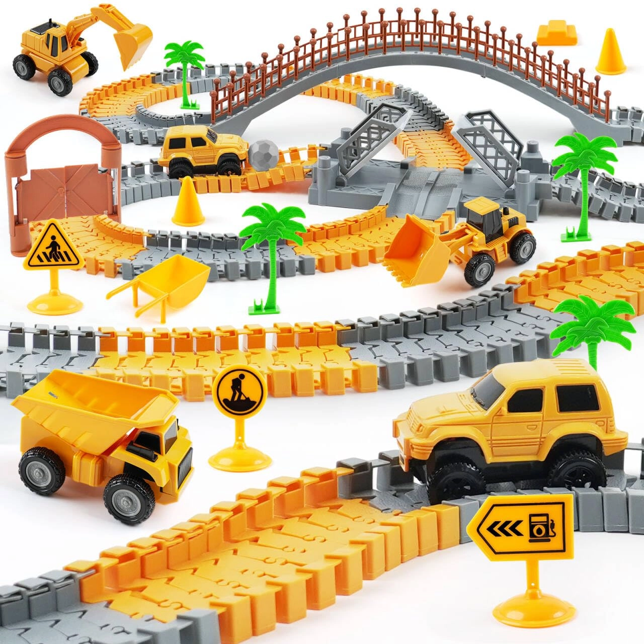 tgjh Construction Race Car Track Set (XC553C)