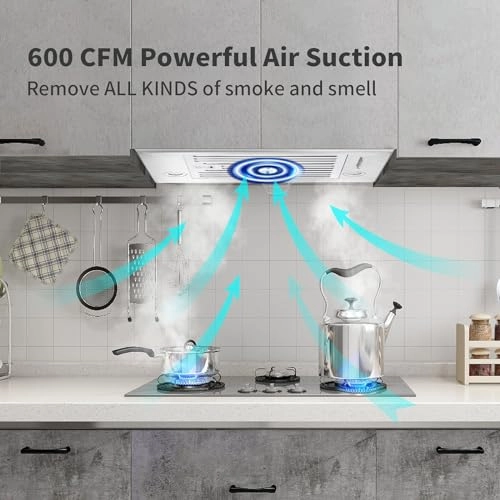 Range Hood Insert - 600CFM 24 inch