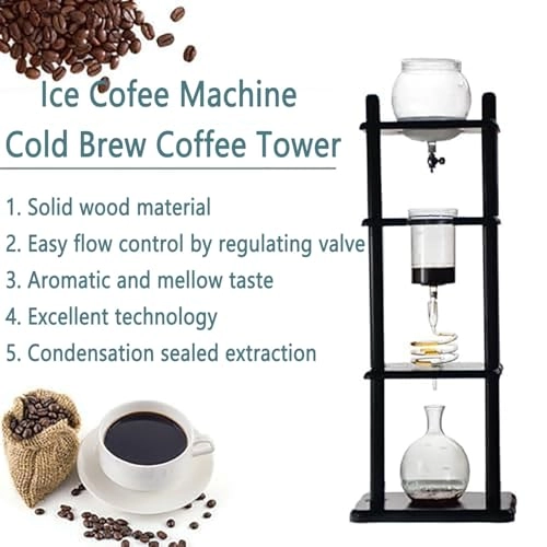 Cold Brew Drip Coffee Maker - 800ml High Borosilicate Glass