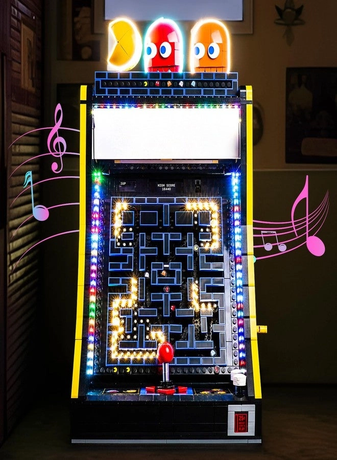 Light Kit Compatible with Lego PAC-Man Arcade 10323 - LED Music Version
