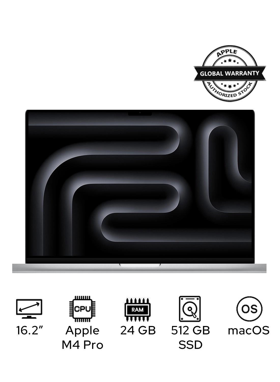 Macbook Pro 16-inch MX2X3AB/A 2024 - 16.2'' M4 Pro 24GB RAM 512GB SSD