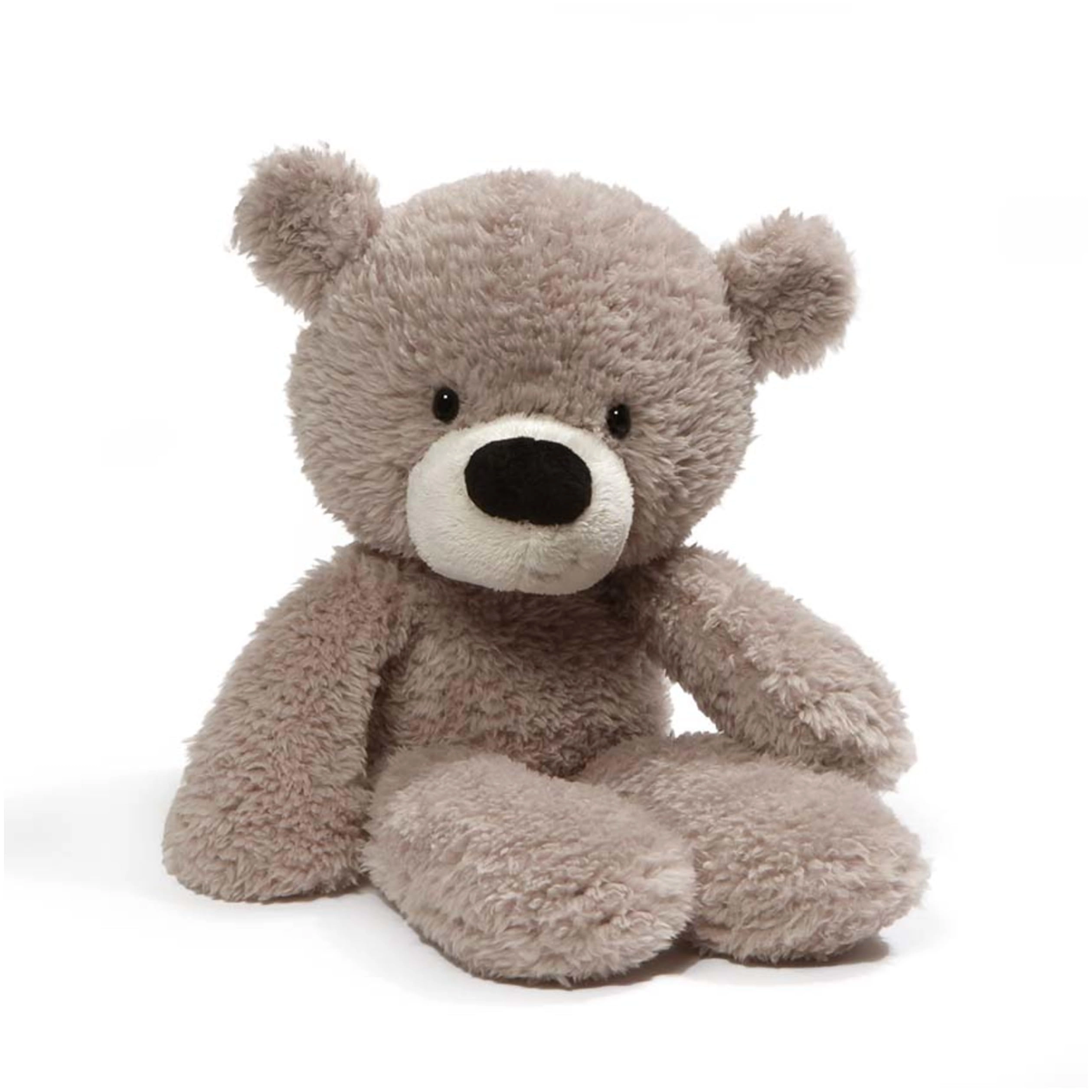 GUND Fuzzy Teddy Bear - 13.5" Gray