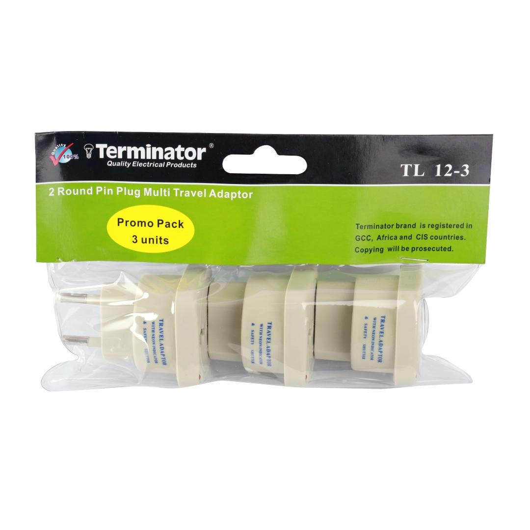 Terminator Travel Adaptor - 3 Pcs Set