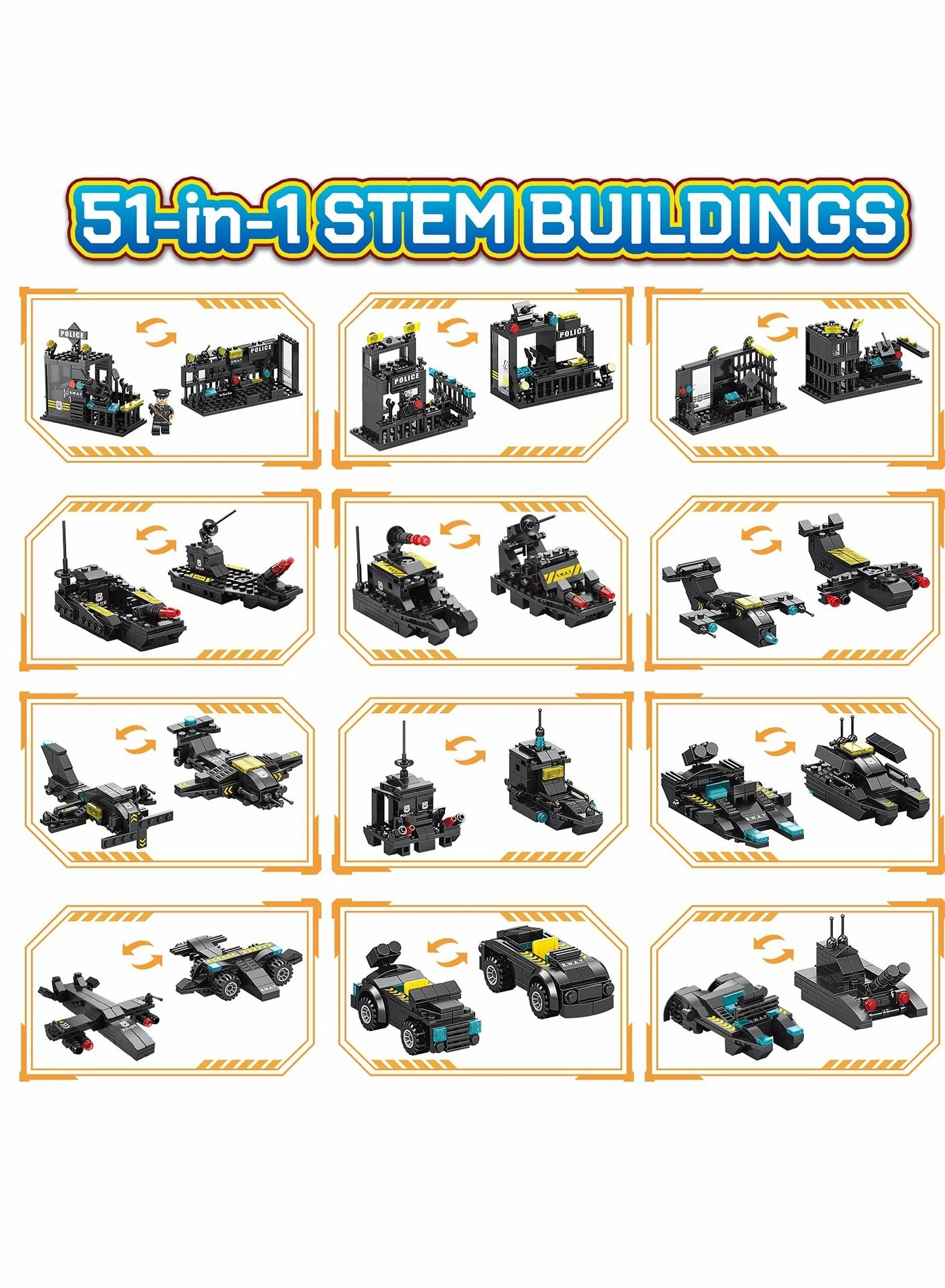 Robot Truck Kit - 51-in-1 700 pcs