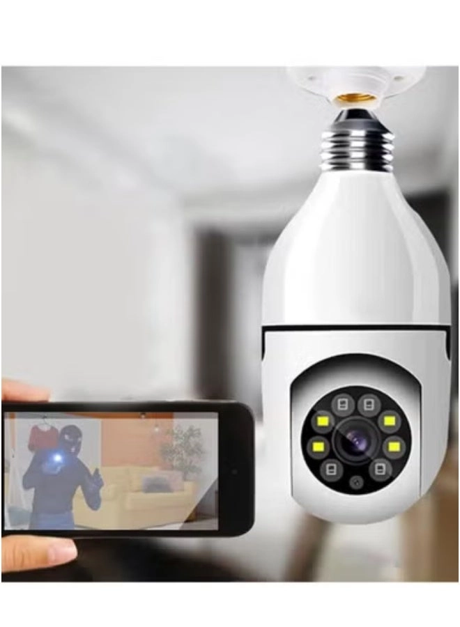 Wireless Light Bulb Camera 1080P
