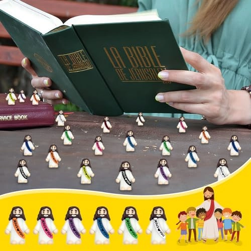 Jesus loves you - Comic - Little Jesus Figures - 3+ 110 (1.6 cm) (Little Jesus-110PCS)