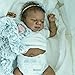 Pascale Reborn Baby Doll - 18 Inch Full Body Vinyl Dark Brown Ages 3+