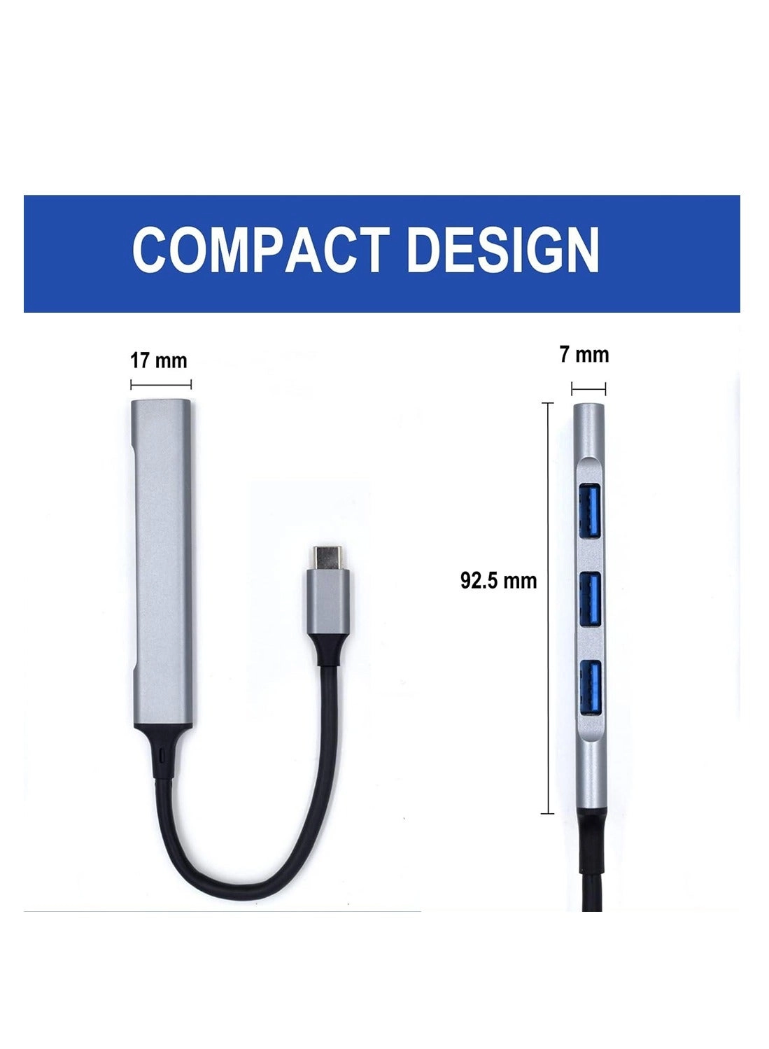 Type-C to 4 USB Ports HUB