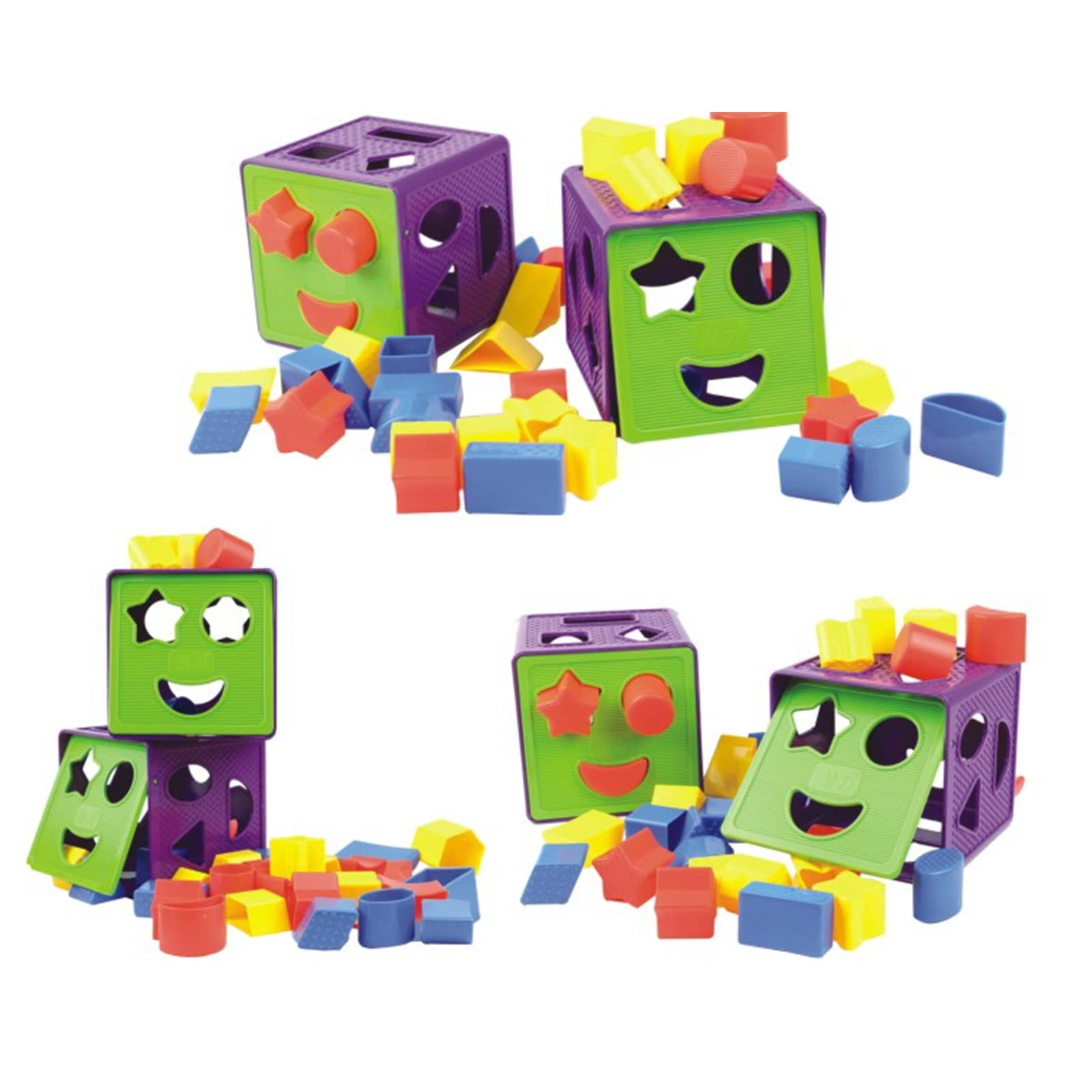 XIANGYU Geometric Kaleidoscope Block Toy - 2 to 5 years 16 pieces