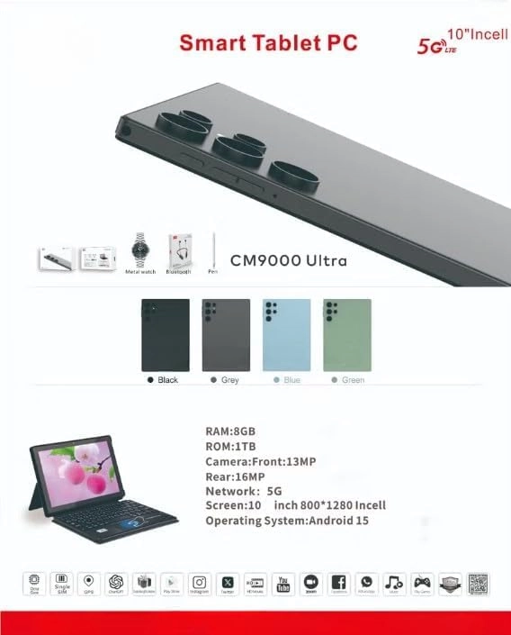 CM9000 Ultra - 1000GB 10.1"