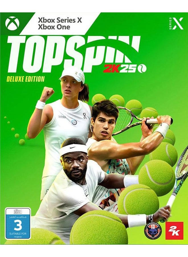 TopSpin 2K25 Deluxe Edition - Xbox One / Xbox Series X