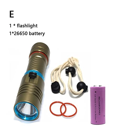 Professional Submersible Light - 5000 lumens 100M 18650/26650