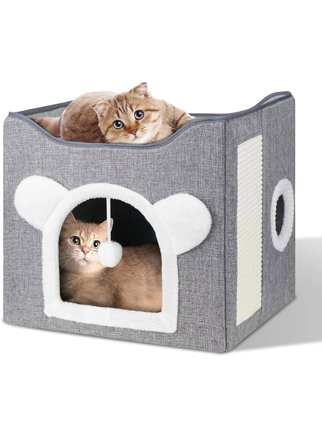 HuHa Mart Multifunction Cat House - Foldable Grey