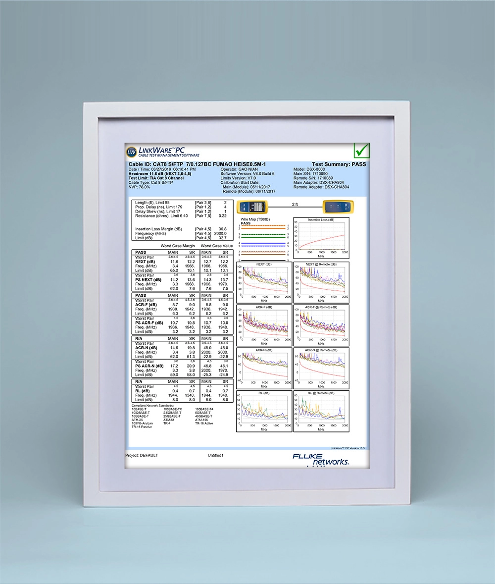 Cat.8 SFTP Patch Lan Cable - 1.5 m