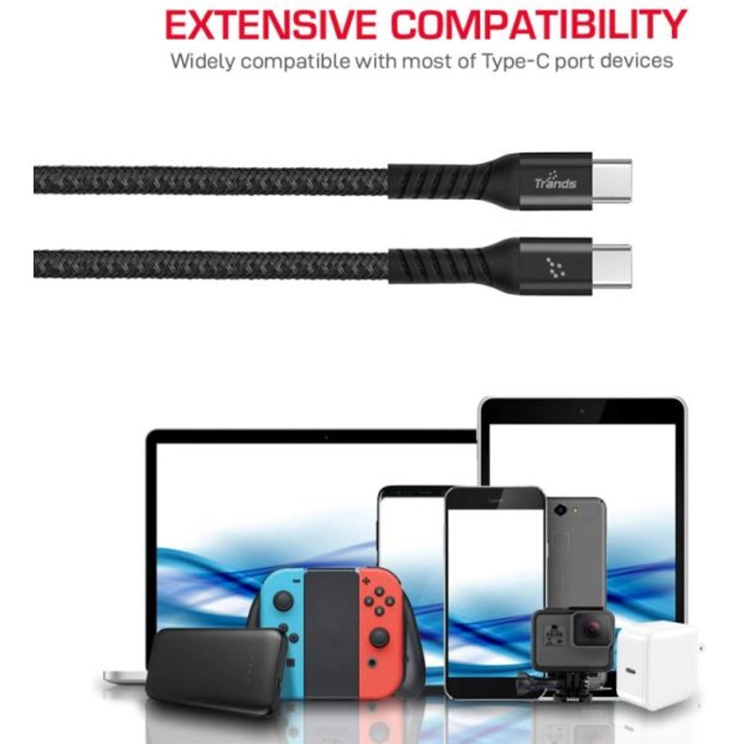 USB Type-C Cable USB Type-C to USB Type-C 1m