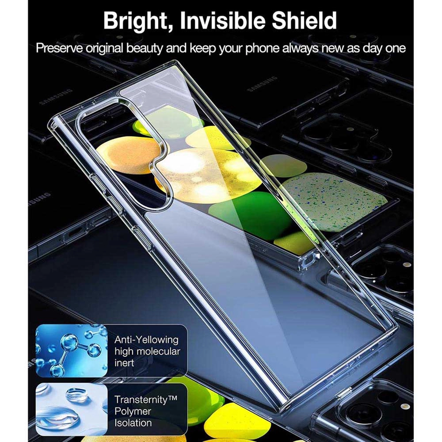 Diamond Clear Case for Samsung Galaxy S24 Ultra