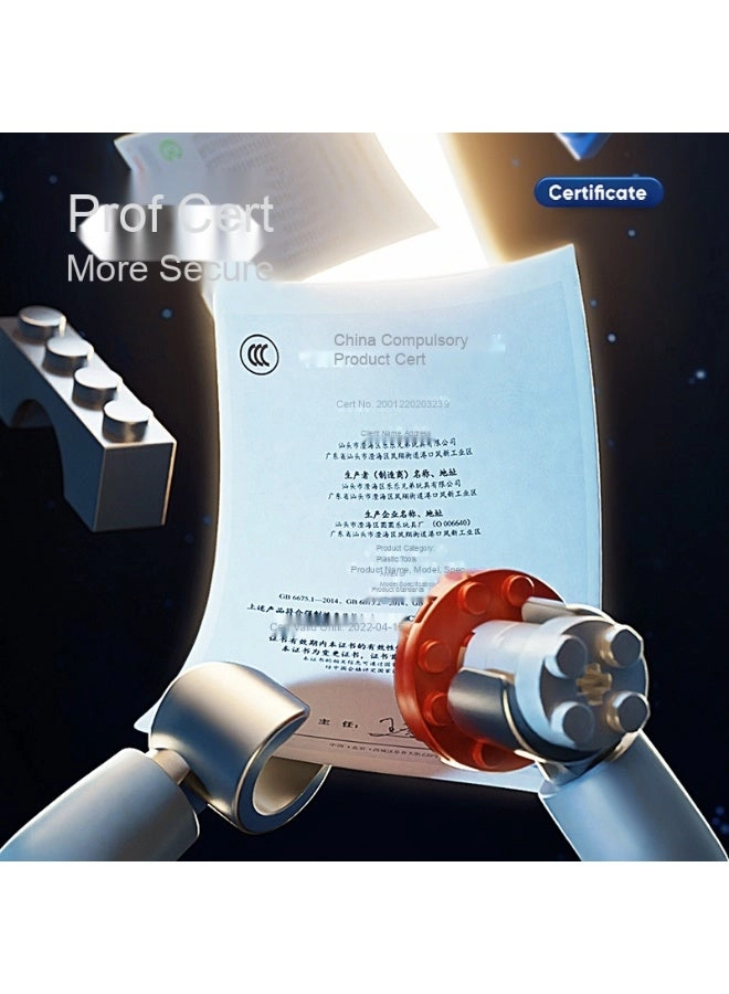 8858 spacecraft + 8859 rocket - spacecraft 508pcs