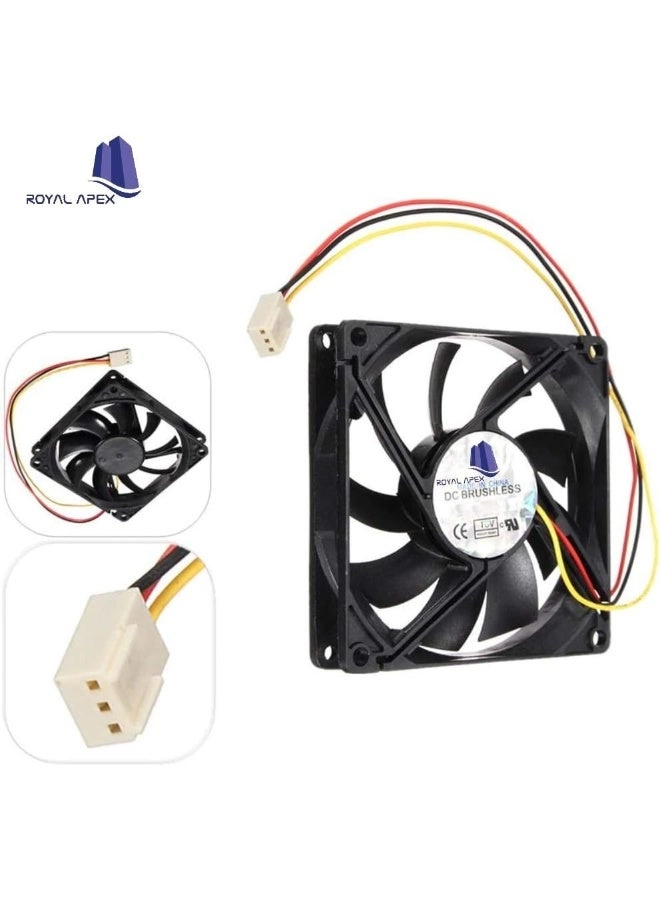 Silent Brushless Cooling Fan - 1 fan(s) 80x80x25mm