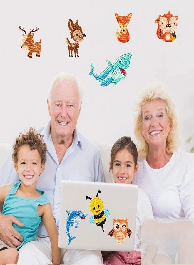 Colorful Animal Diamond Art Stickers