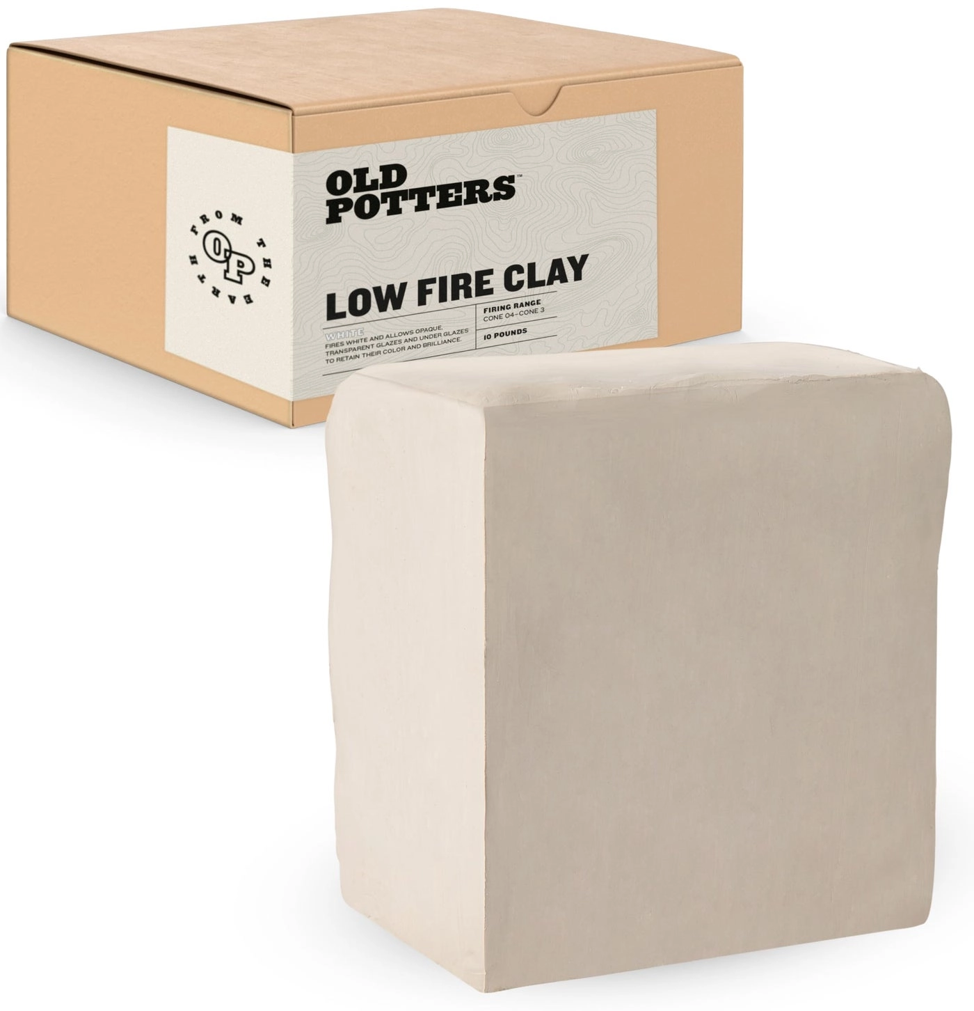 Old Potters Low Fire Pottery Clay - 4.54 Kg