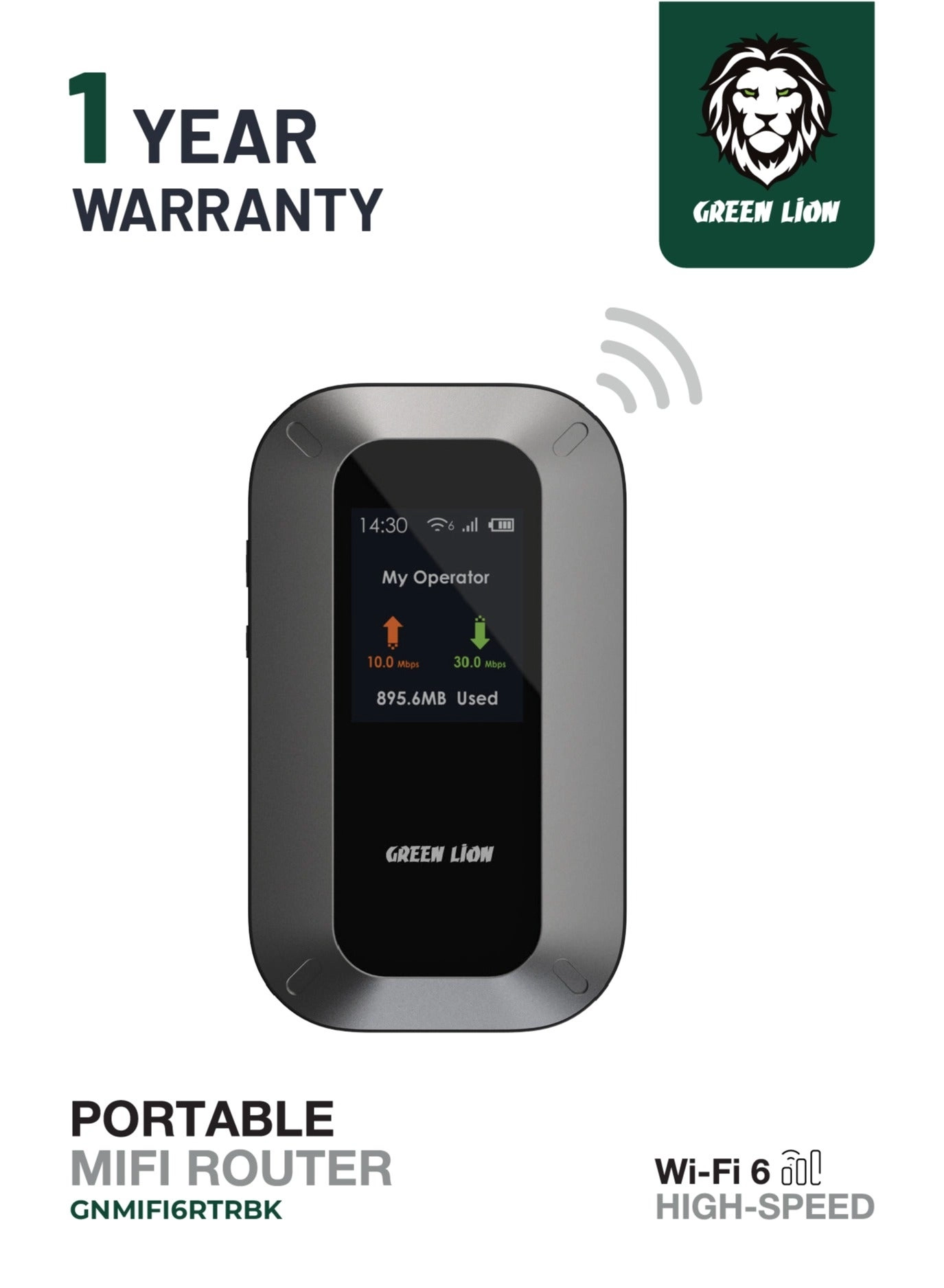 GREEN LION GNMIFI6RTRBK - LTE WiFi 6 150 Mbps