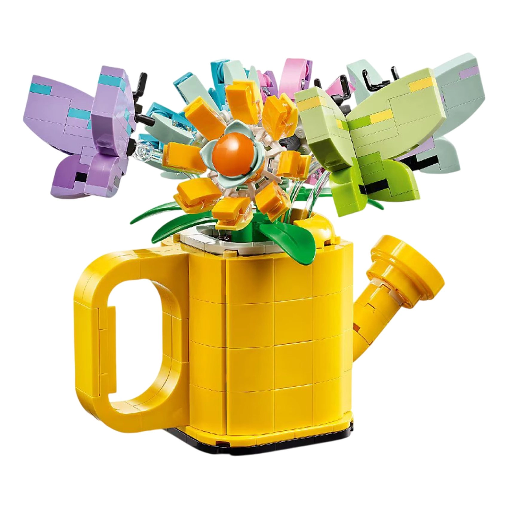 Flowers in Watering Can (31149) - Yellow