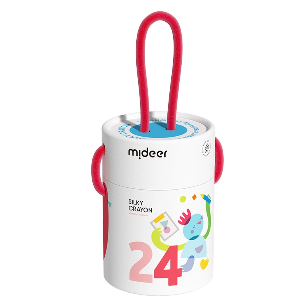MIDEER Rotary Washable Crayons - 24 Colors