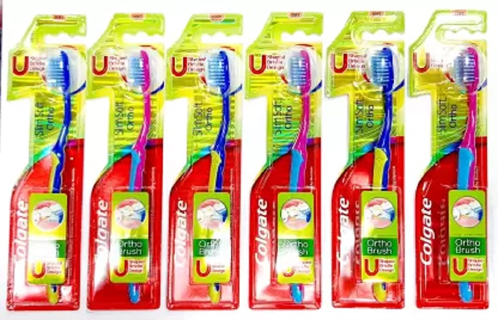 Colgate Slim Soft Toothbrush - Soft 6-Piece Pack