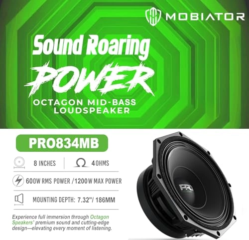 PRO834MB - 8" Midbass