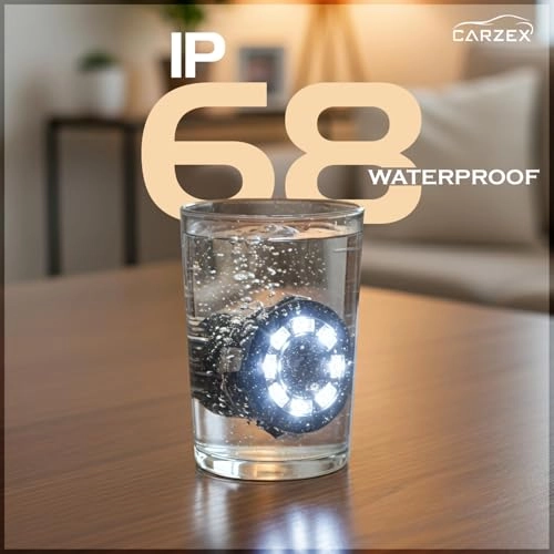 8 LED Rear View Parking Camera - Night vision Wired 976 x 582 pixels